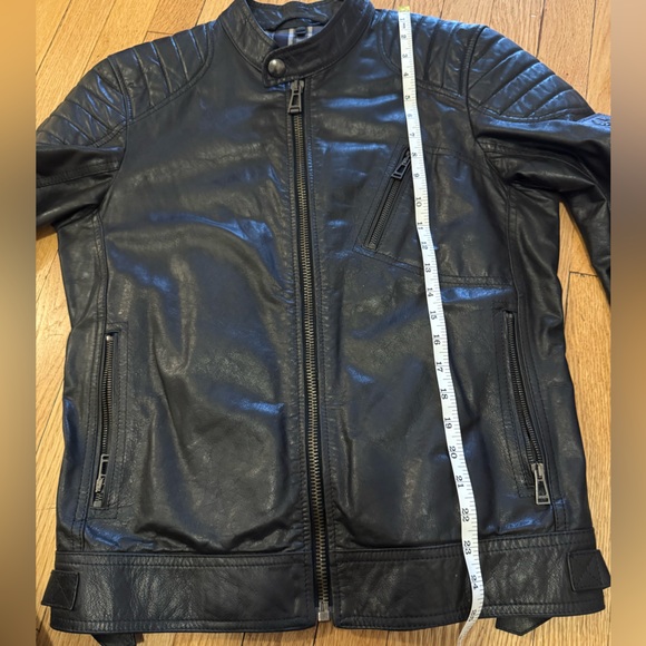 Belstaff Men's Signature Hand Waxed Sandway Leather Jacket Black EU 48 US 38 - Picture 9 of 17